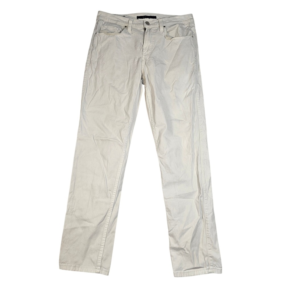 Joe's Jeans The Brixton Straight Narrow Off White Bone Pants 4DSB9318RS-126 Mens